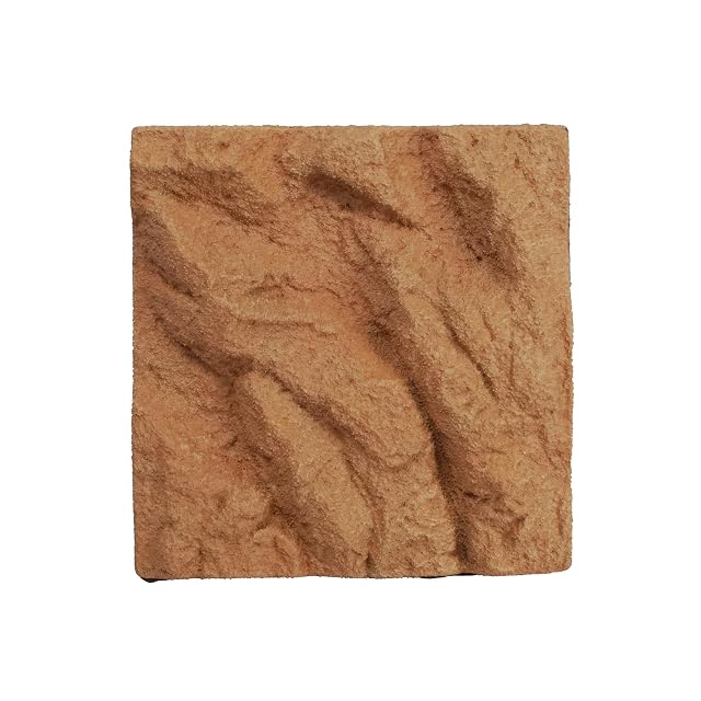 Lucky Reptile Rock Background Scape it Easy - Outback Red 28 x 28,4 cm, Apto para LifeTarrium 30 x 30