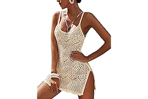 Chic and Sexy Crochet Bathing Suit Cover-Up