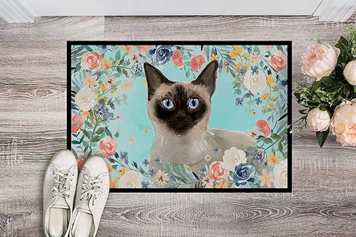 Miniatura 2 de Caroline's Treasures CK3398MAT - Felpudo de 18 x 27 pulgadas para puerta delantera, para interiores y exteriores, antideslizante, lavable, pelo