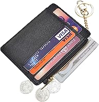 Vista 2 de Monedero delgado con bloqueo RFID, con bolsillo frontal para monedas, tarjetero, para mujer