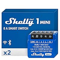 Shelly 1 Mini Gen3, Relè Intelligente WiFi e Bluetooth
