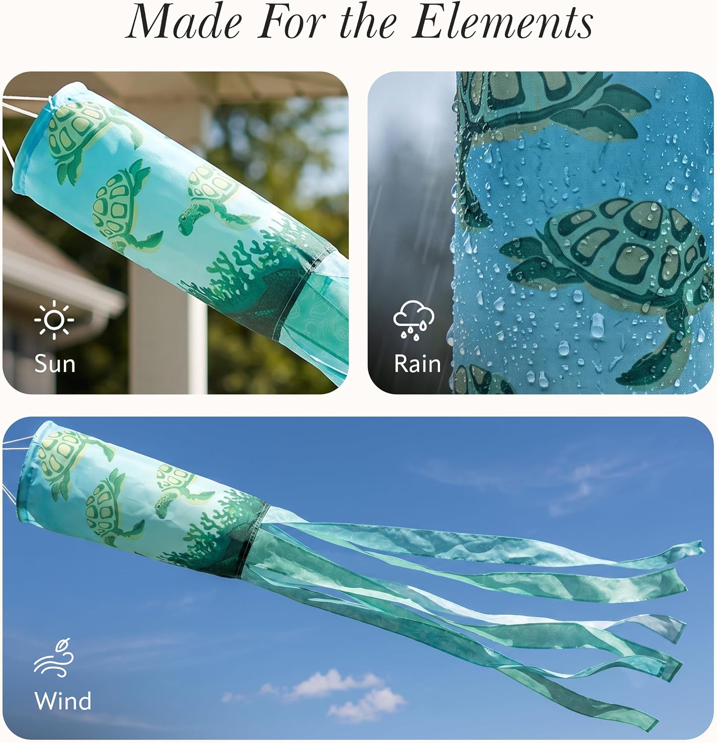 Madrona Brands Sea Turtle Windsock 48 Inch