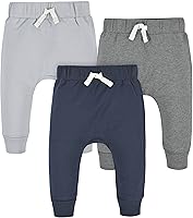 Vista 1 de Gerber Paquete de 3 pantalones deportivos para bebés y niños pequeños