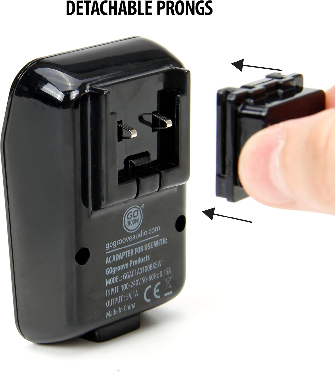 GOgroove Universal Fitness Tracker USB Power Adapter Wall Plug - Compatible with Fitbit Charge, Inspire, Versa, Ionic, Alta HR, Fossil, Samsung, Lintelek, LETSCOM and More Fitness Trackers