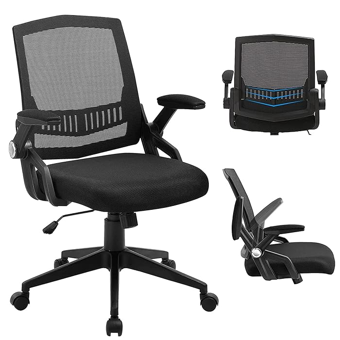 Buy SAMOFU Office Chair, Ergonomic MidBack Desk Chair, Mesh Computer