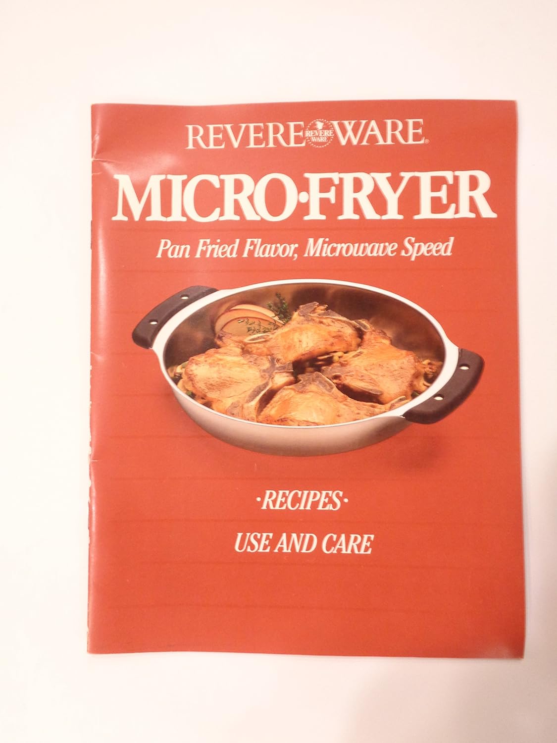 REVERE WARE MICROFRYER Recipes Use and Care No Stated Author Books