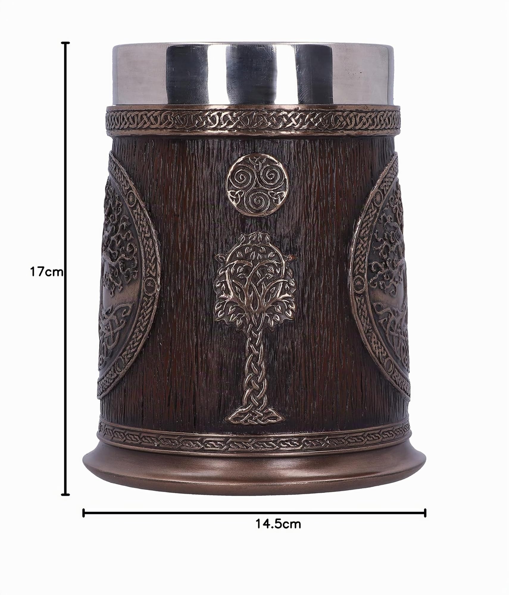 Nemesis Now Chope Arbre de Vie 16 cm Résine Bronze