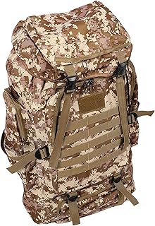 Totority Mochila Impermeable Largo Cámping Hombres Agua Bolsa Grande para Acampar Mochila De Senderismo Impermeable Ligero Mochila Expandible Producto Exterior Multi Lluvia Nylon Camuflaje