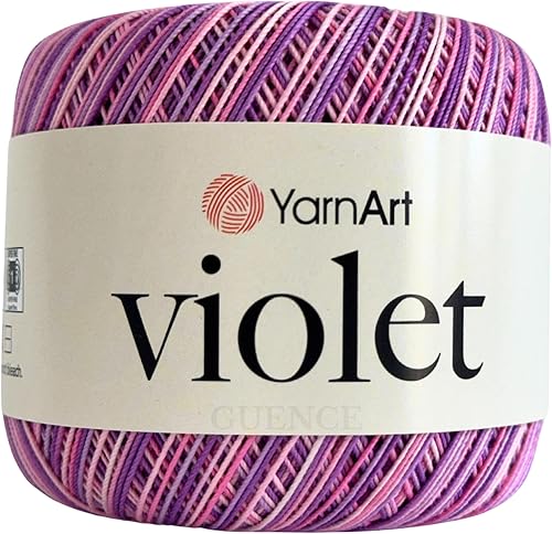 Miniatura 3 de 1 madeja de hilo de algodón mercerizado, hilo de ganchillo para tejer a mano, 100 % algodón mercerizado (color verde 6334)