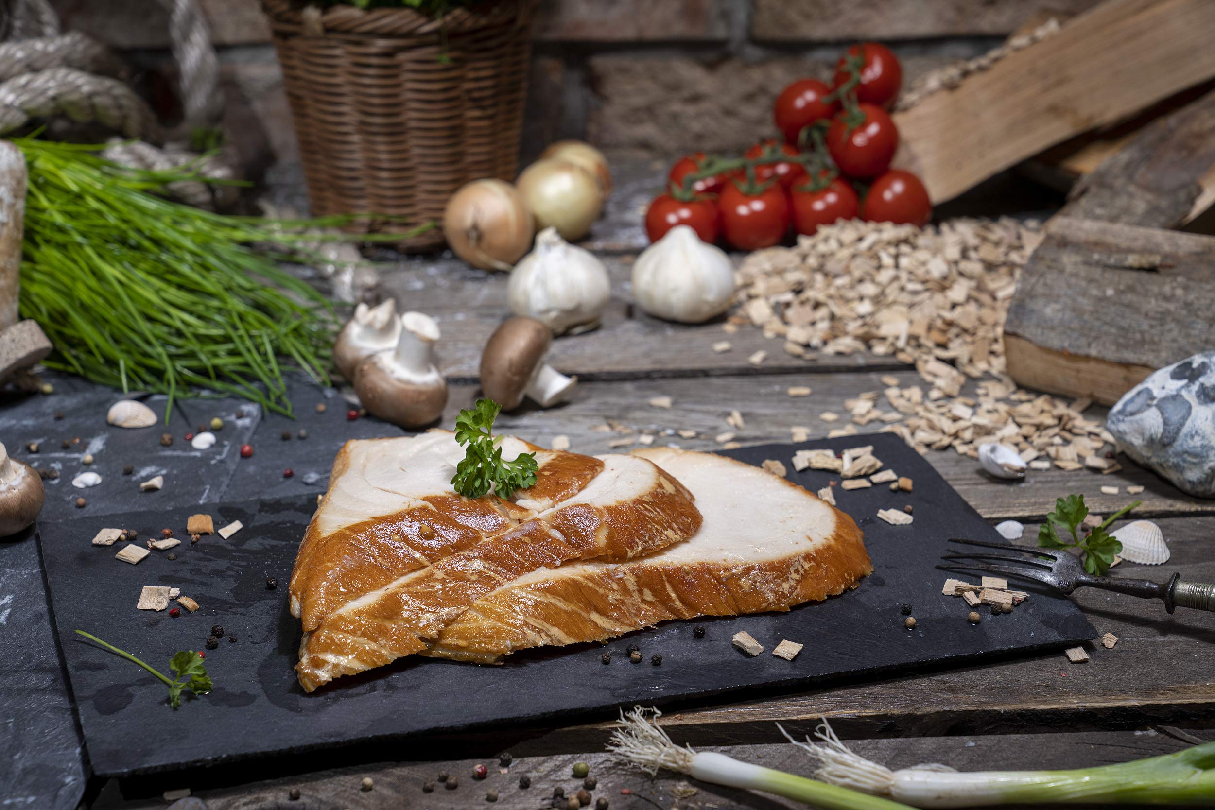 GreetFish Butterfisch, über Buchenholz geräuchert, Natur, 500g