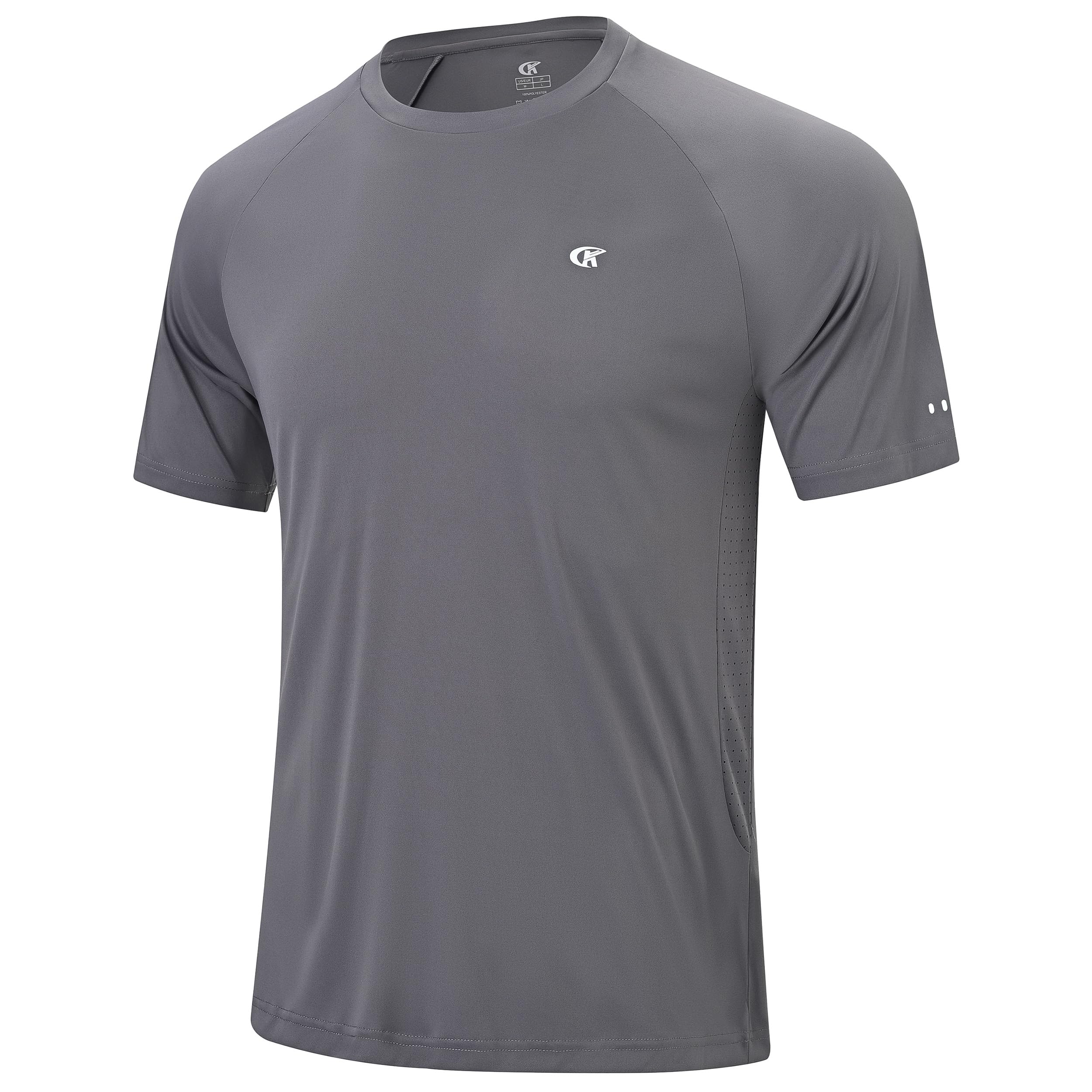 Huayuzh Schwimmshirt Herren Kurzarm UV Shirt UPF 50+ Rashguard Outdoor Badeshirt Sportshirt Atmungsaktiv Surfen Wandern