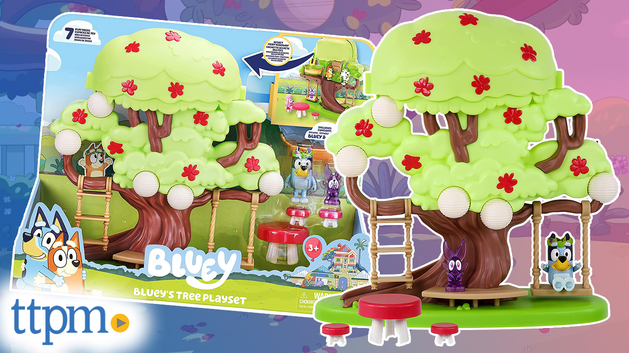 Watch Bluey Treehouse Playset from Moose Toys on Amazon Live