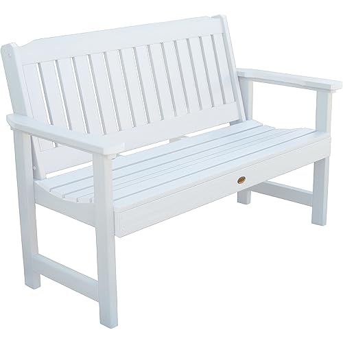 Highwood AD-BENW1-WHE Lehigh Garden Bench, 5 Feet, White
