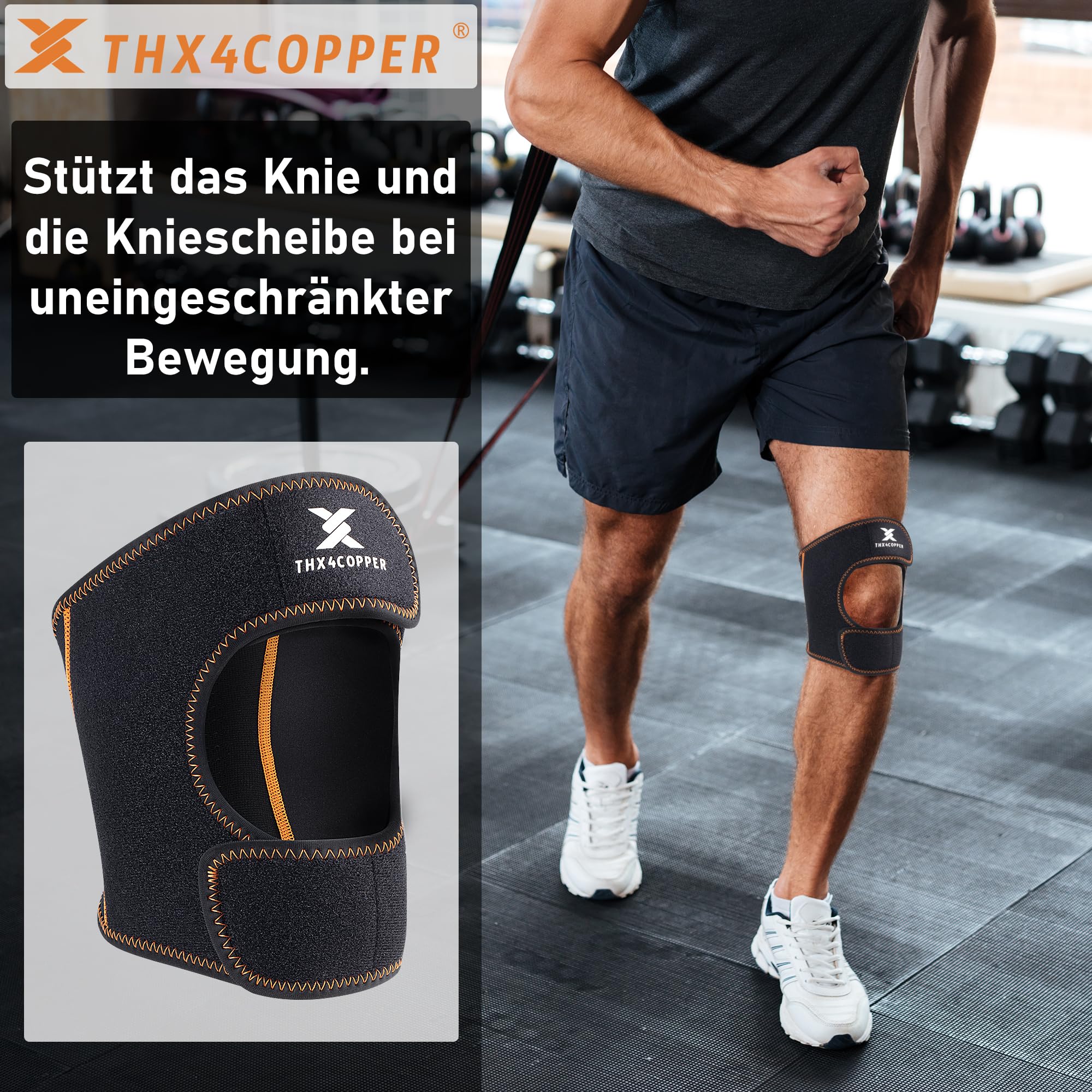 Fascia Patellare * Professionale * Fascia Per * Fasciatura Compressione, Cinghietta Tendine Del Ginocchio, Fitness * Basket, Baseball, , Yoga, Calcio, Tennis, E Bicicletta, Supporto Articolazione Esterna G 601099555910848