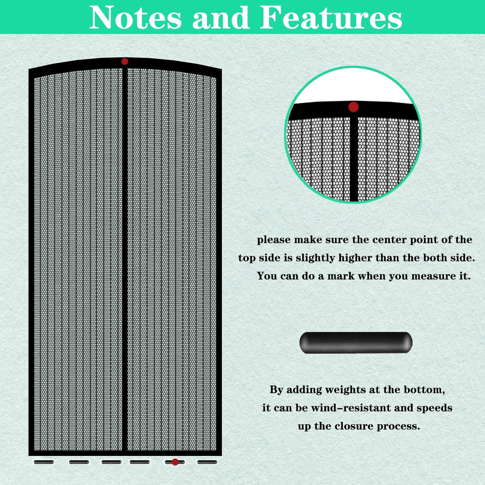 Zanzariera Magnetica Per Finestre - 55x255 Cm, Grigia, Facile Installazione Con Nastro Adesivo - Foto 5