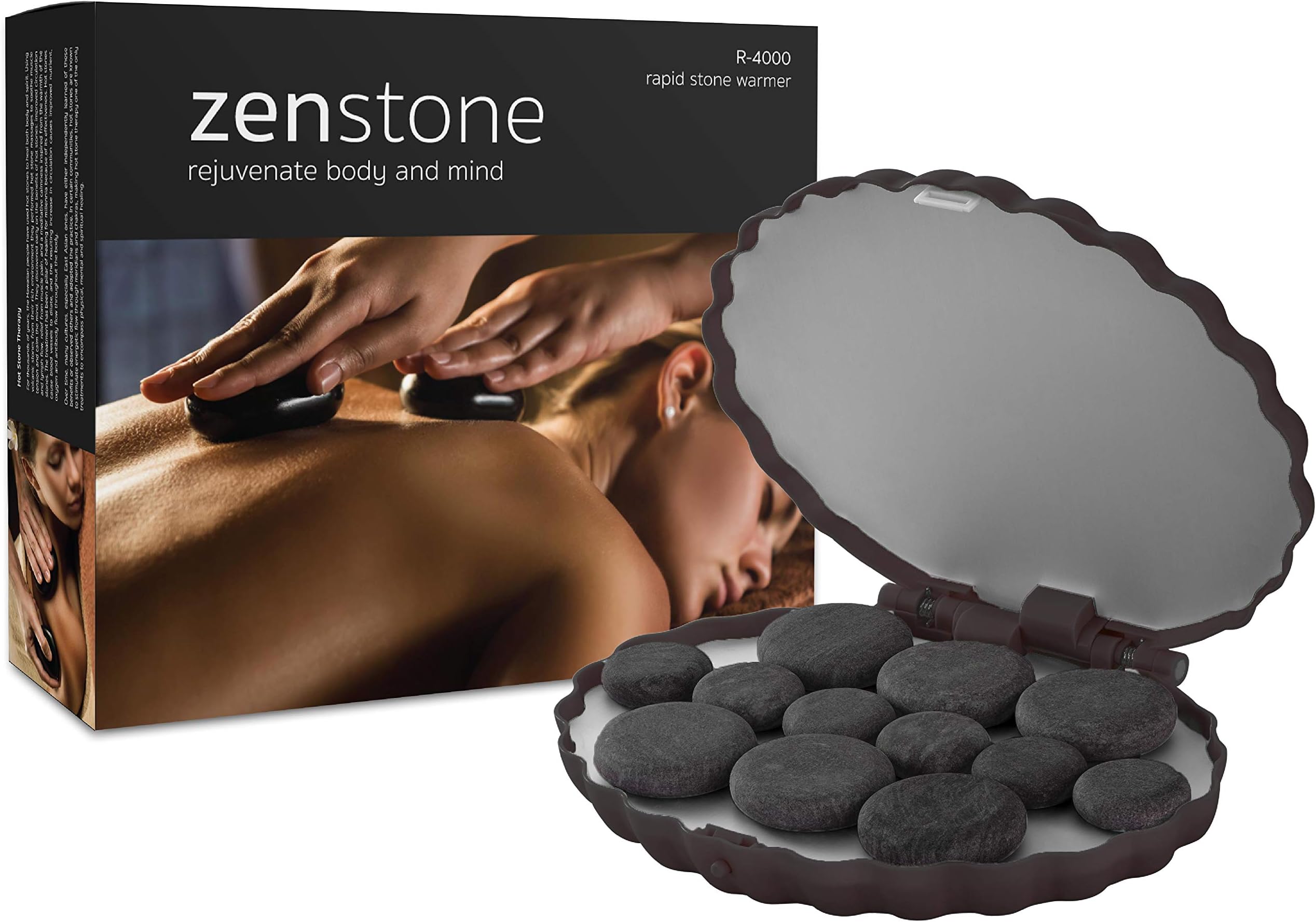 ZENSTONE Pro Waterless System + 12 Gravity Hot Stones (2018)