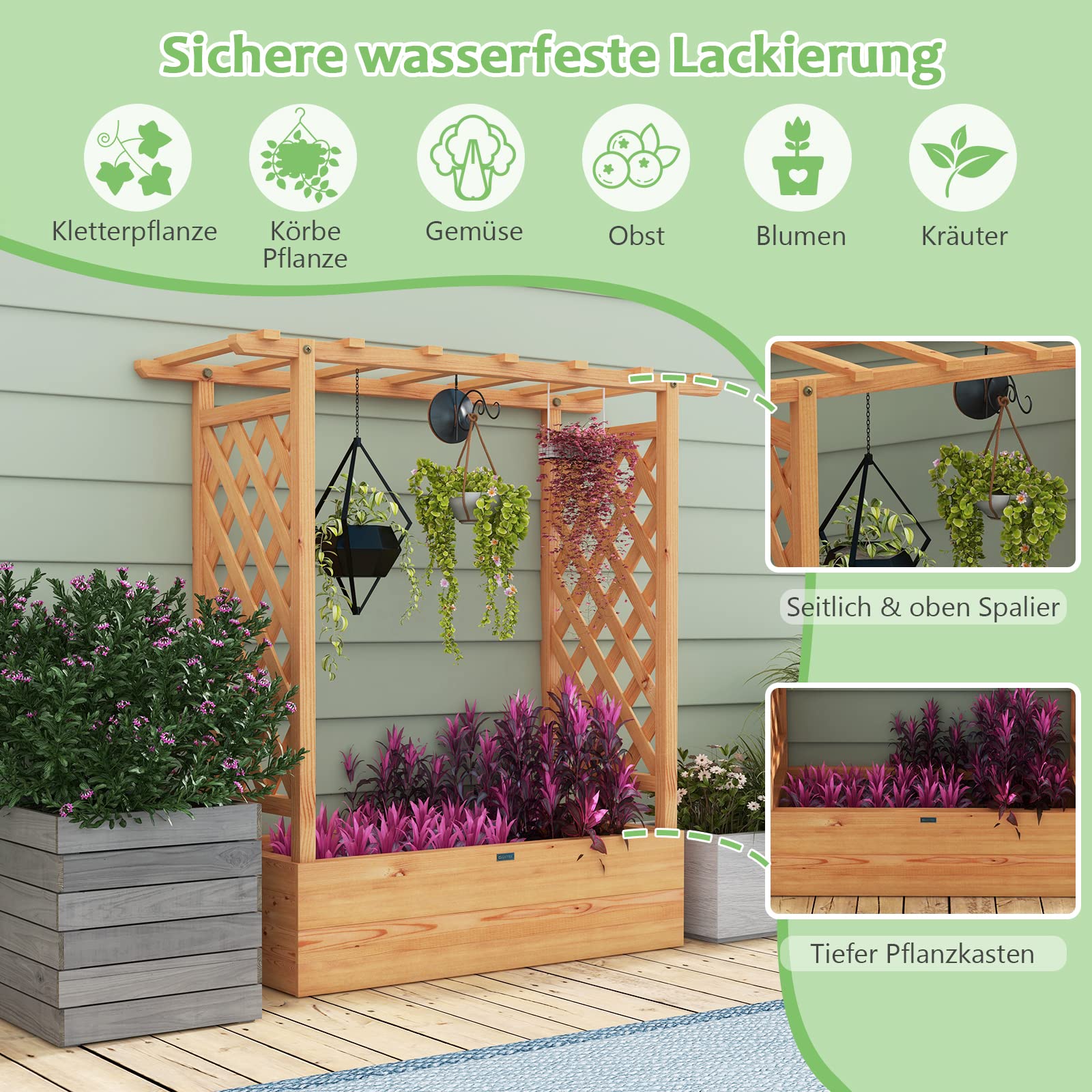 blumenksten auf fensterbank befestigen ohne bohren Blumenkastenhalterung mit Haltebgel f. Fensterbnke Edelstahl ohne Bohren