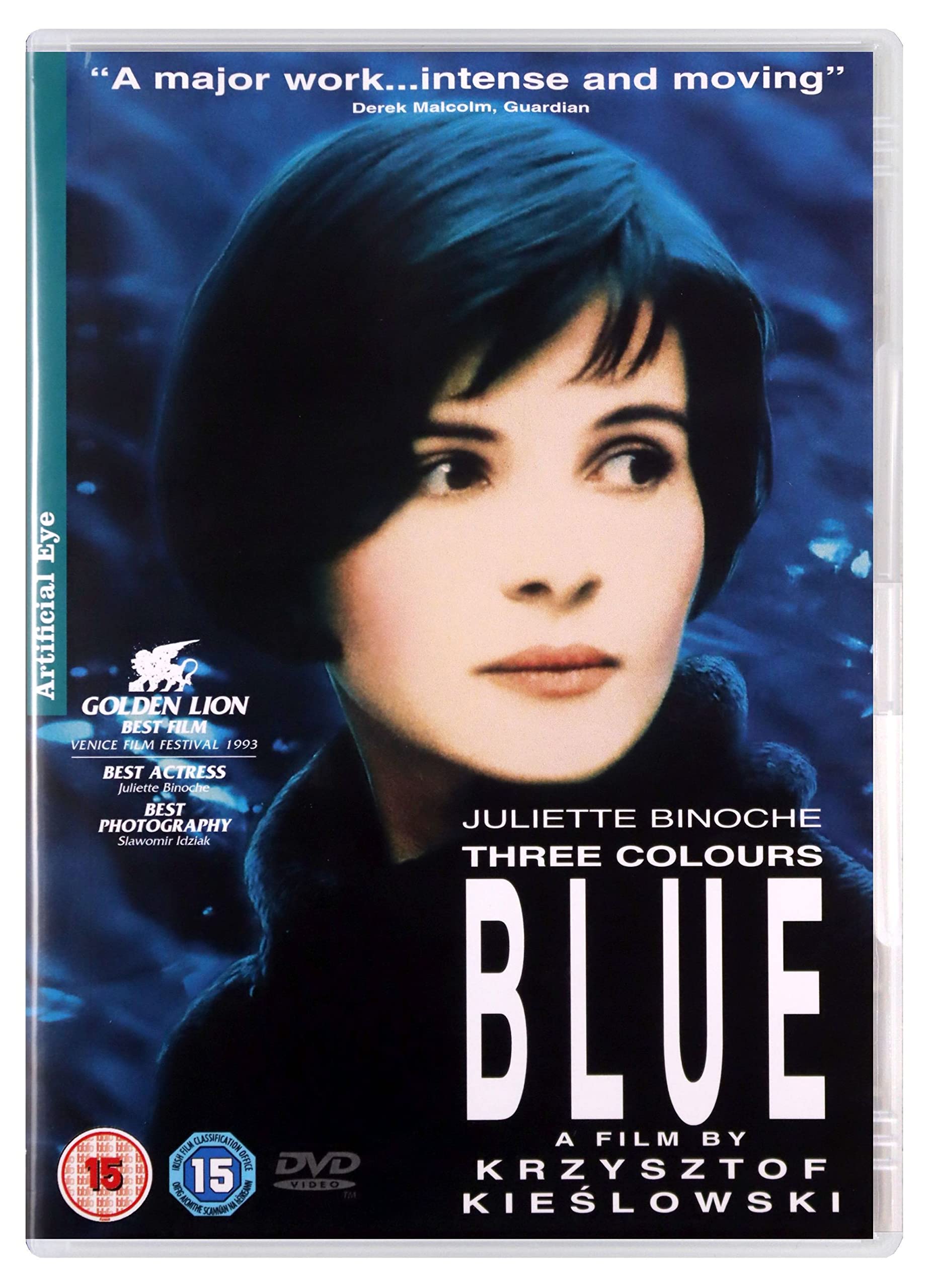 THREE COLOURS BLUE (DVD) JULIETTE BINOCHE BENOIT REGENT 1993 REGION 2