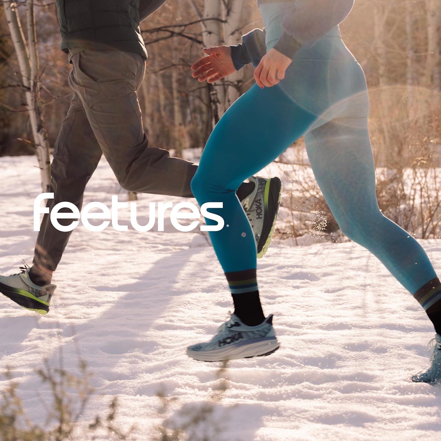 Feetures Merino 10 Cushion Quarter Sock Stripe - Image 3