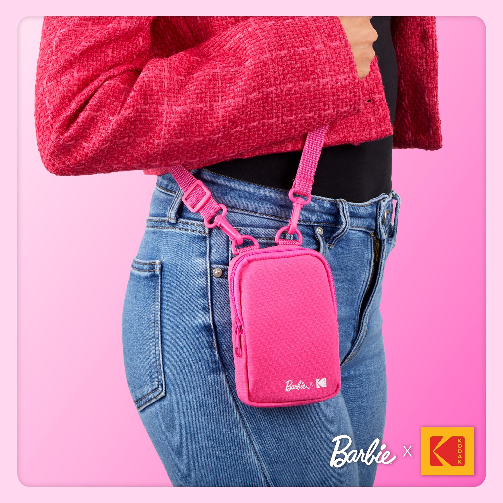 Amazon.com: Kodak x Barbie Soft Case with Zipper Closure and