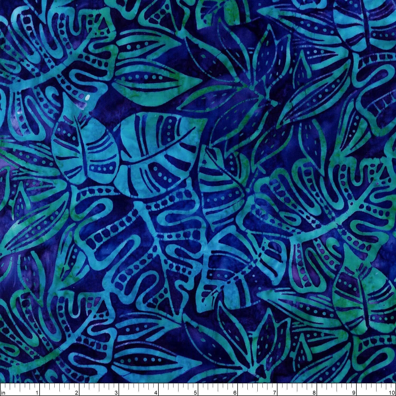 Robert Kaufman Artisan Batik Totally Tropical Leaves, Fabric by The Yard (Ultra