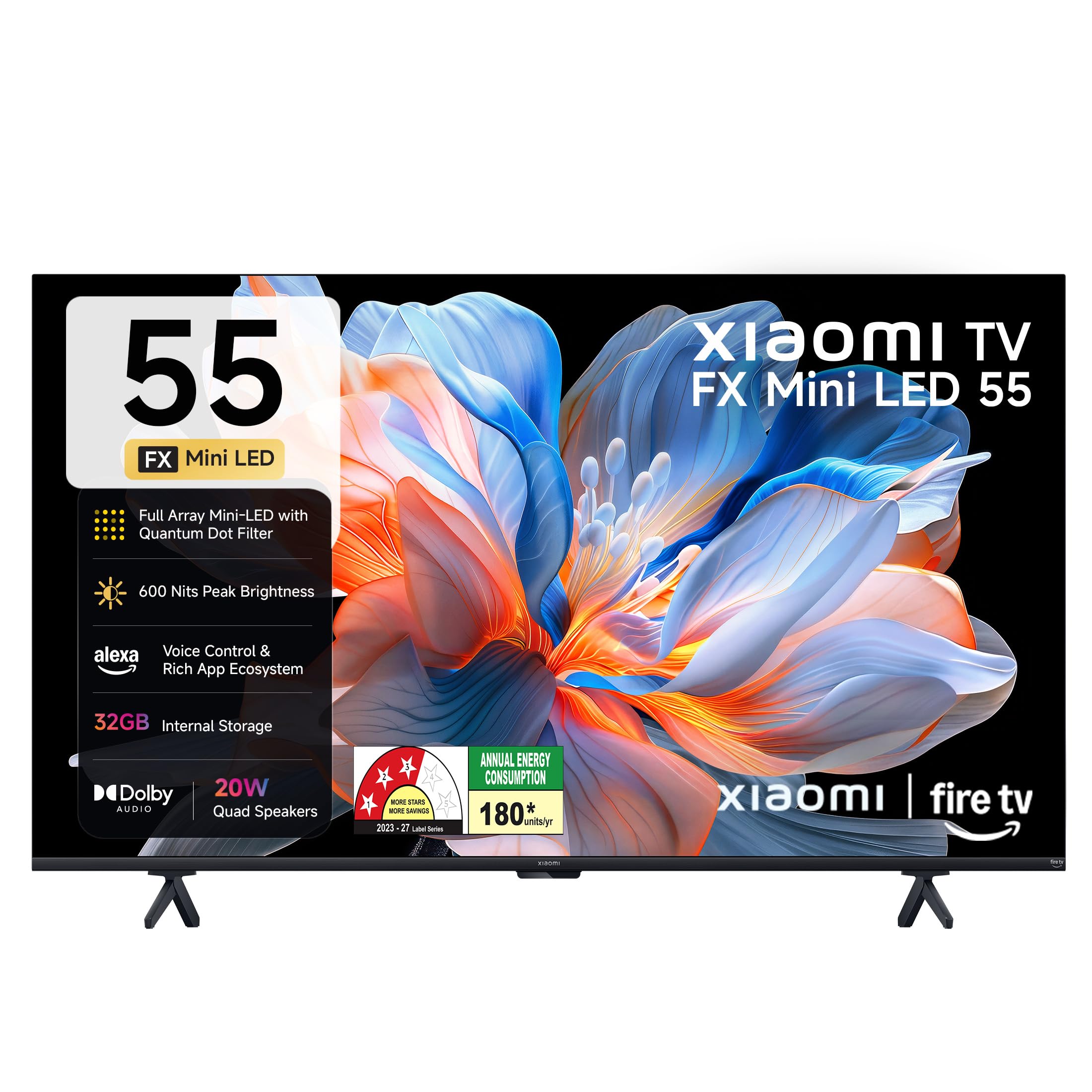 Xiaomi (108 cm) 43 inch FX Pro 4K QLED Smart | HDR10+ | 30W Box Speakers | Filmmaker Mode | Fire TV | L43MB-FPIN — Amazon image 32