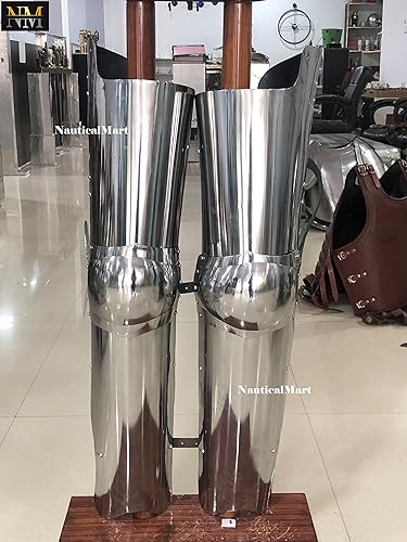 Miniatura 2 de NauticalMart Disfraz de caballero medieval de armadura de pierna completa de acero