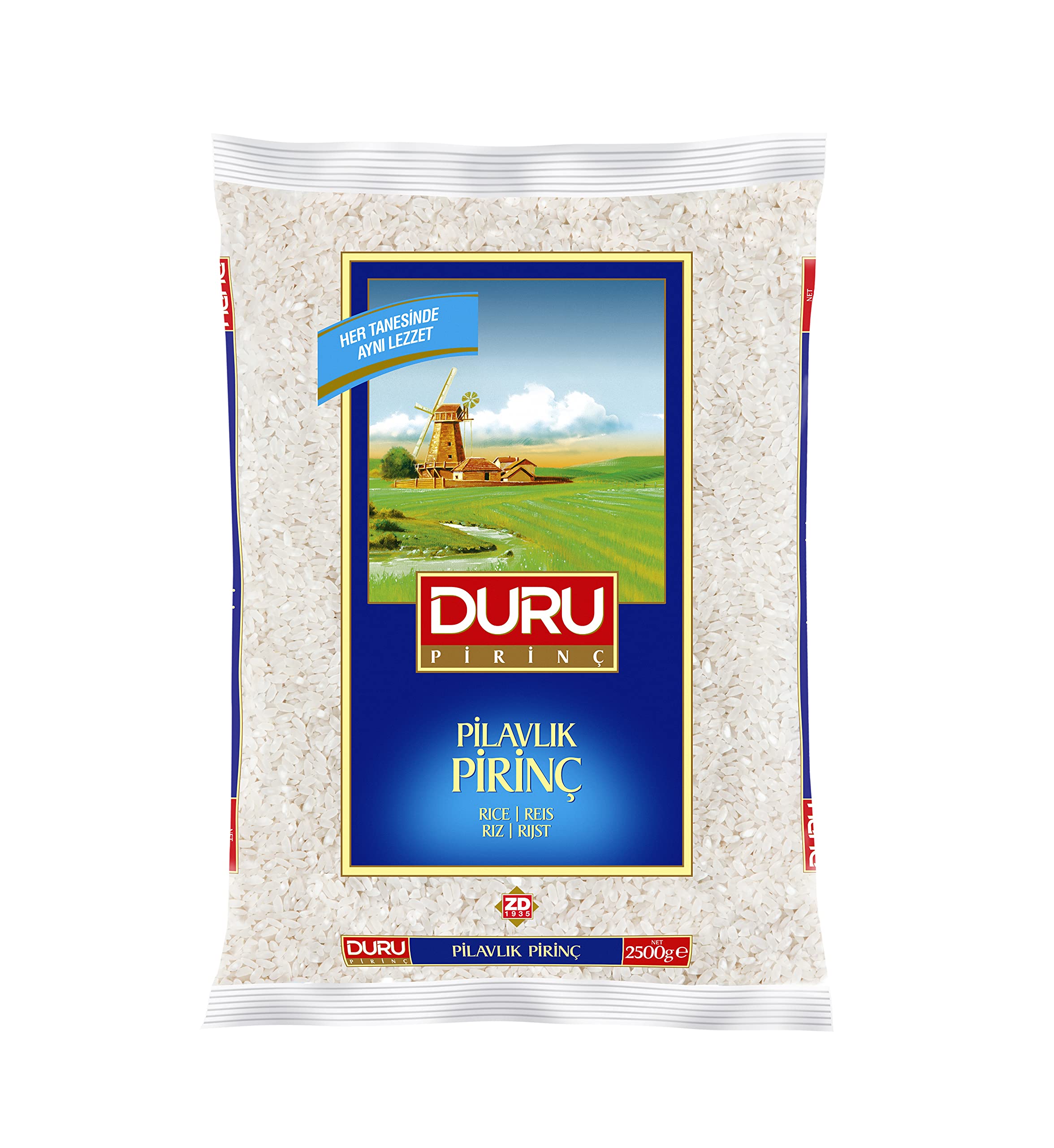DuruRice 88.2oz (2500 g), 100% Natural and Certificated, Non-GMO, Great for Pilaf and Vegan Recipes, Gluten Free