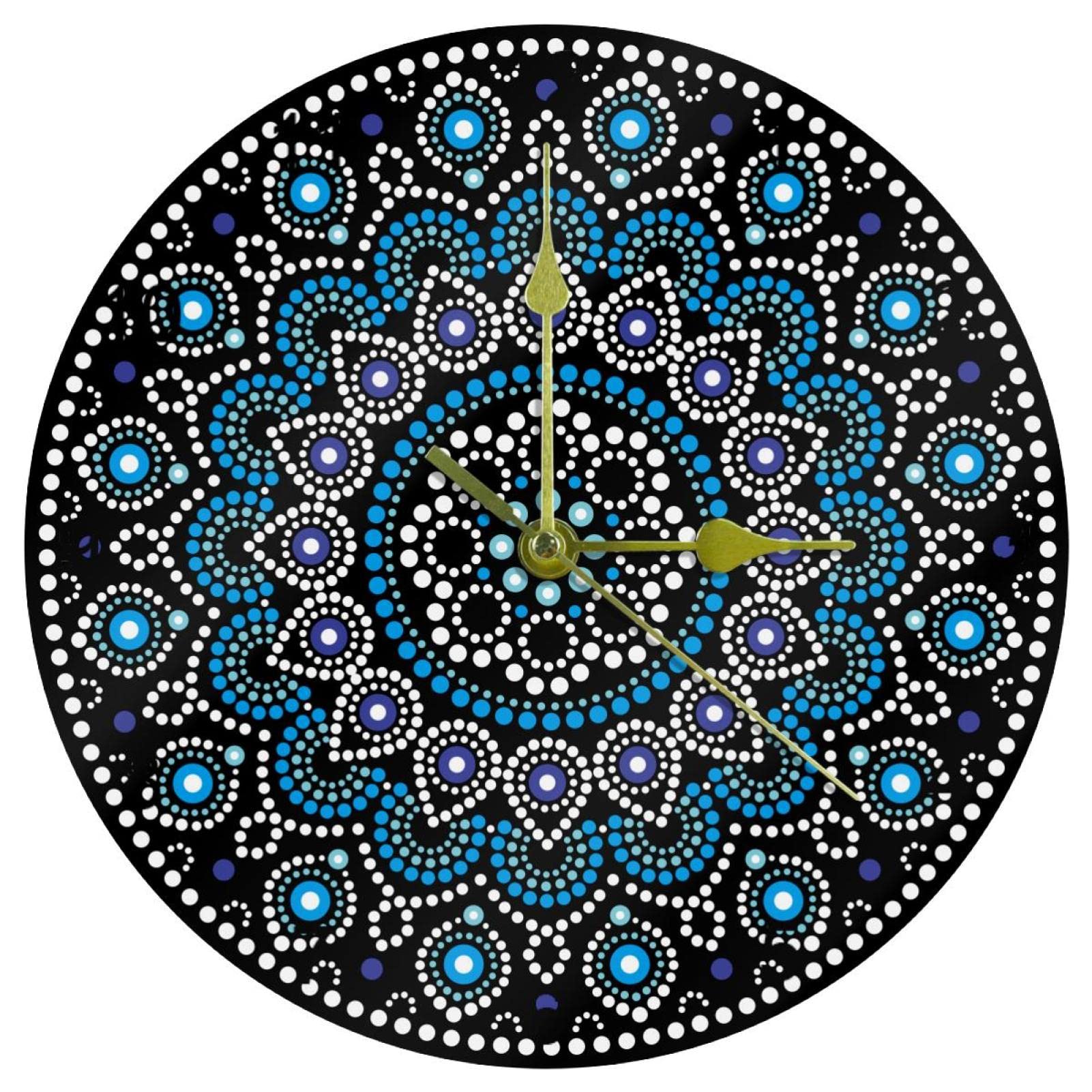 Horloge murale cuisine ronde de 25,4 cm pour décoration épurée