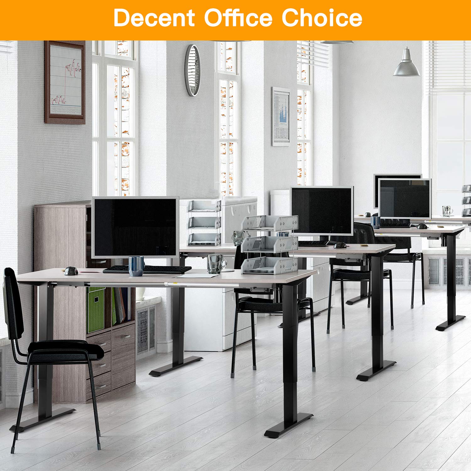 ErGear Electric Stand Desk Frame Adjustable Height Desk Legs