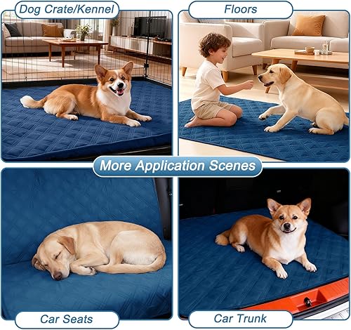 Miniatura 94 de hyha Manta de cama impermeable para perro, mantas suaves para mascotas, funda de sofá impermeable para perros, fundas reversibles lavables para