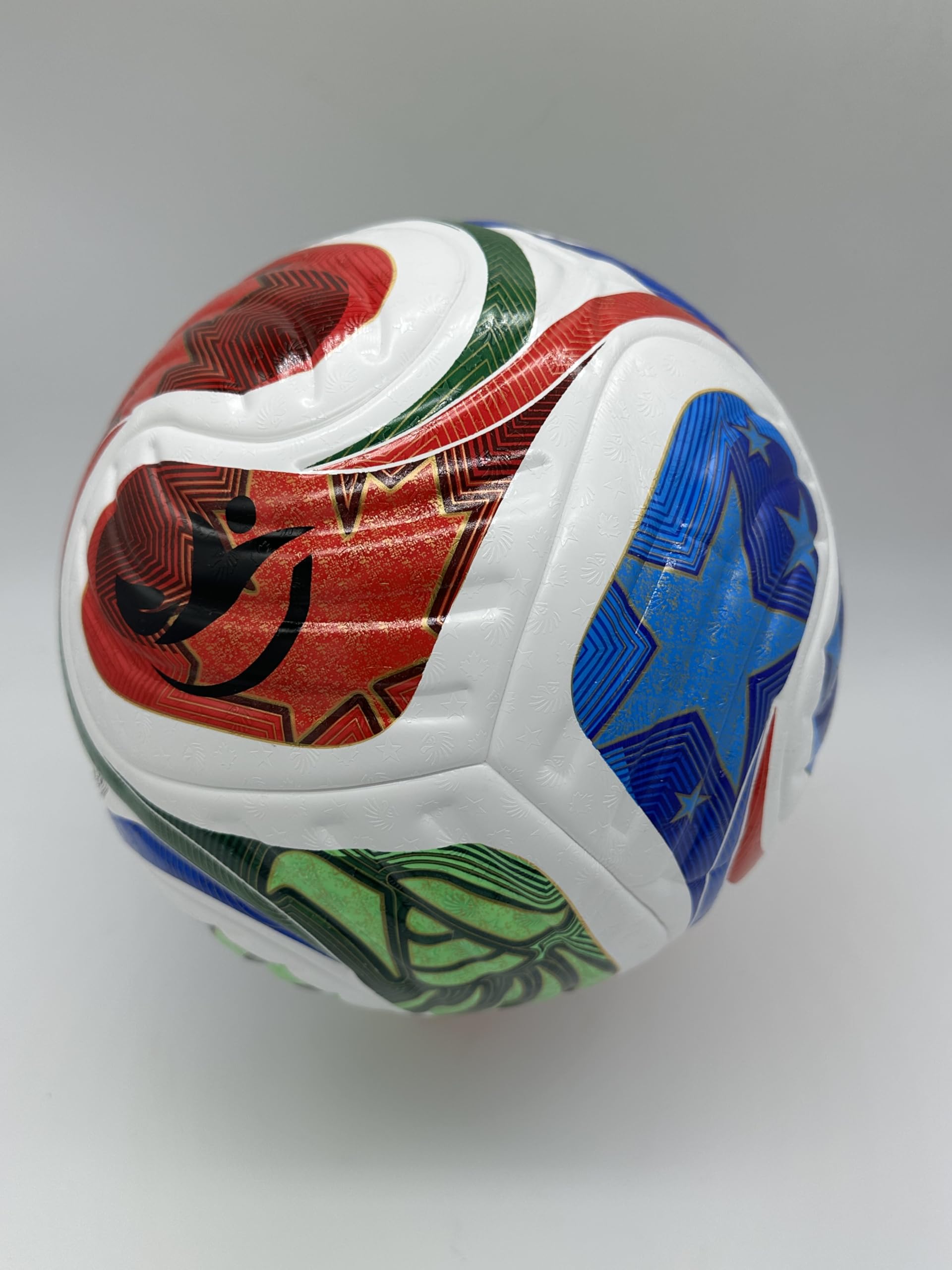 World Cup Quality Soccer Ball Size 5 Thermally Bonded Match Ball with Seamless Stitching- Official Match Weight- Long Lasting Professional Grade PU Leather- Pelota de Futbol- USA - 3
