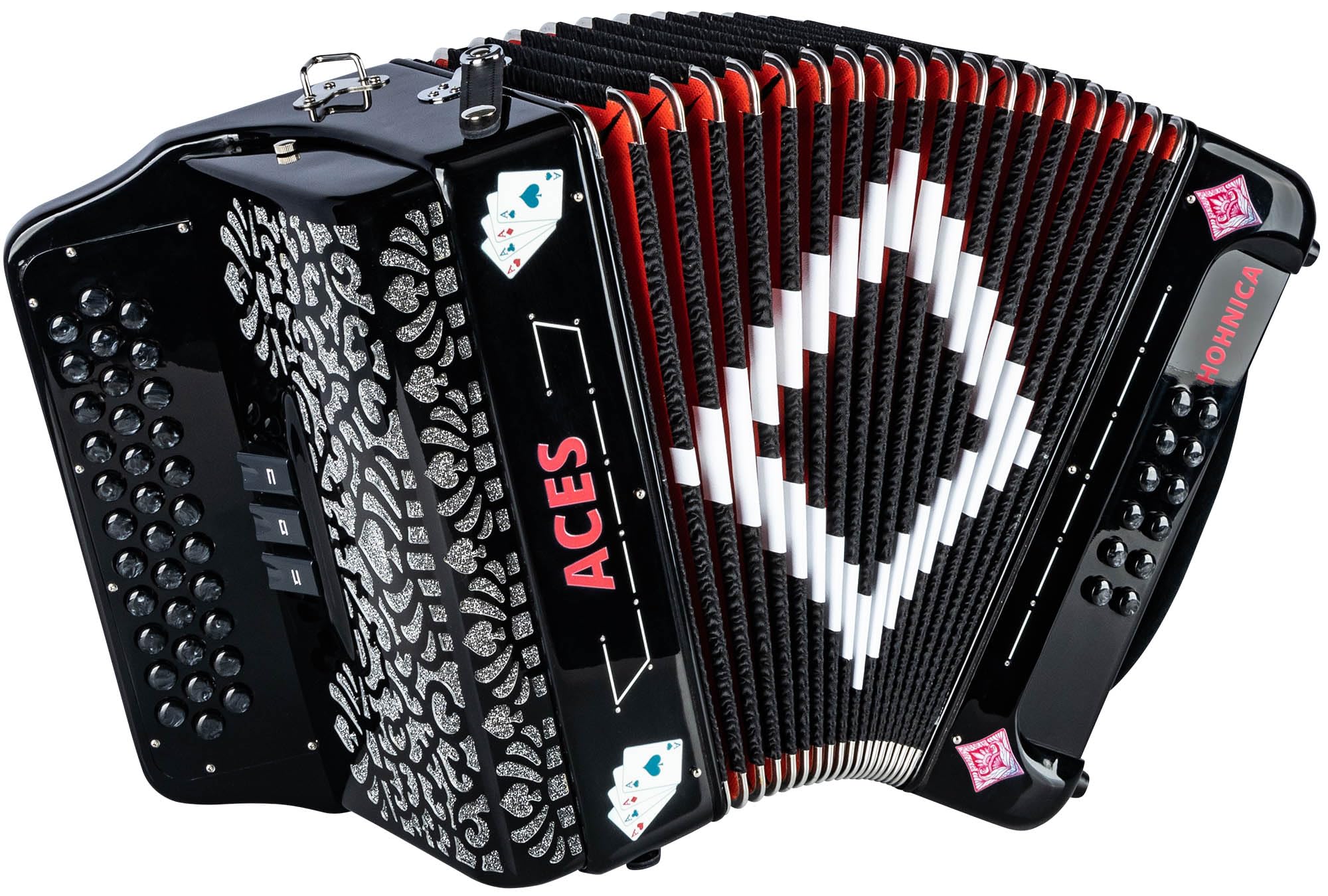 Amazon.com: Hohner Hohnica Aces II 34-Button Accordion with 3