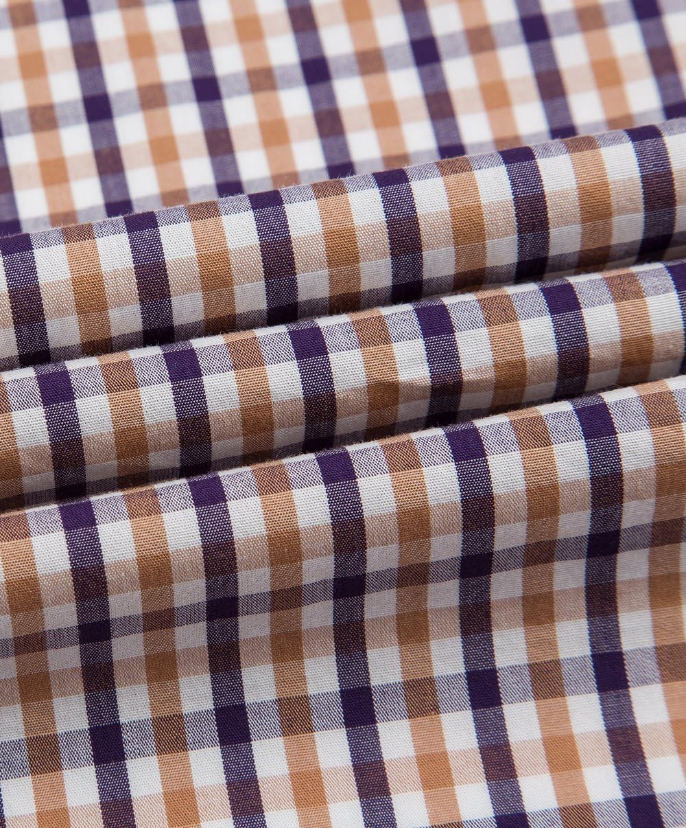 Double Pump Mens Button Down Shirts Cotton Long Sleeve Shirts Regular Fit - Image 4