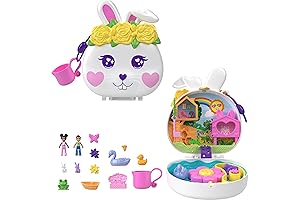Polly Pocket Easter Egg: Flower Garden Bunny Compact