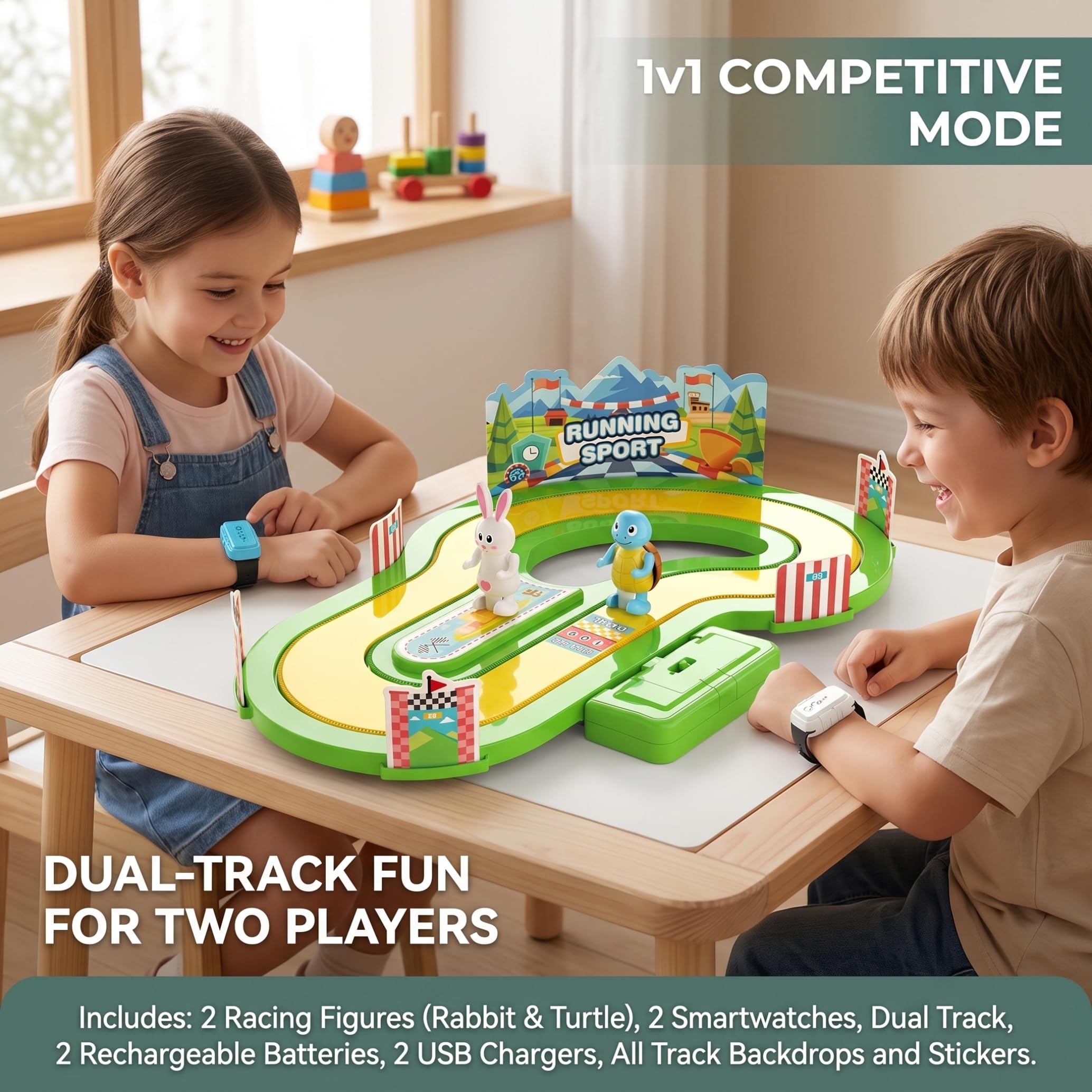 Gioco di sport in esecuzione per bambini Giocattoli di apprendimento per bambini con movimento wireless Stile 1