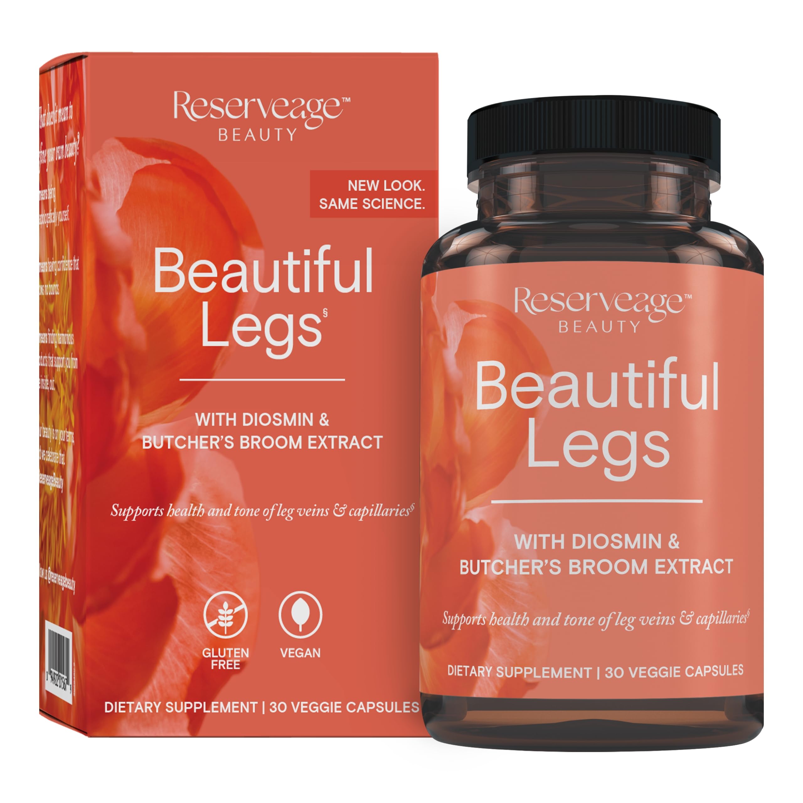 Reserveage Nutrition Beautiful Legs With Diosmin And Resveratrol, 30 Ct