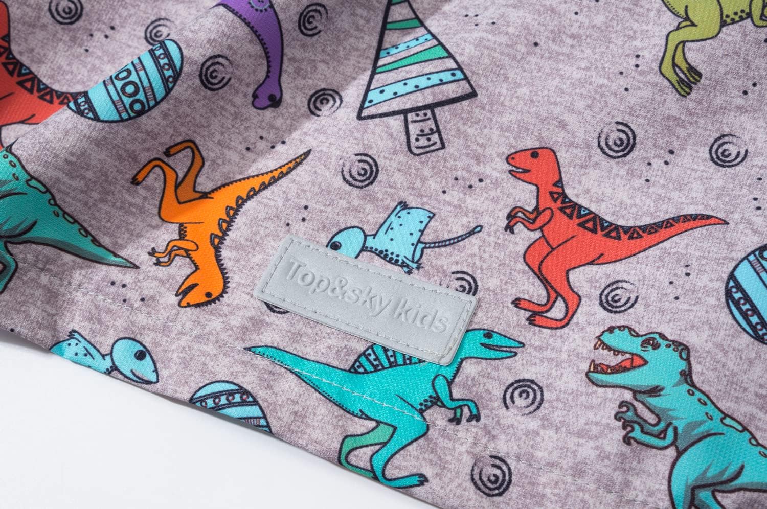 TOP&SKY KIDS Boys Dinosaur Rain Jacket Lightweight Waterproof Raincoats Windbreakers for Kids - Image 5