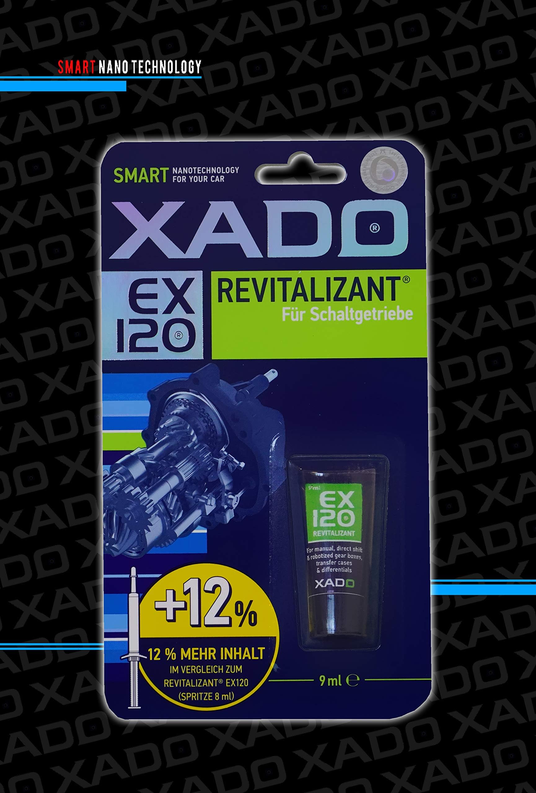 XADO XA 10330 REVITALIZANT EX120 for Gear Boxes, Transfer Cases and differentials (Blister Package, Tube 9 ml)