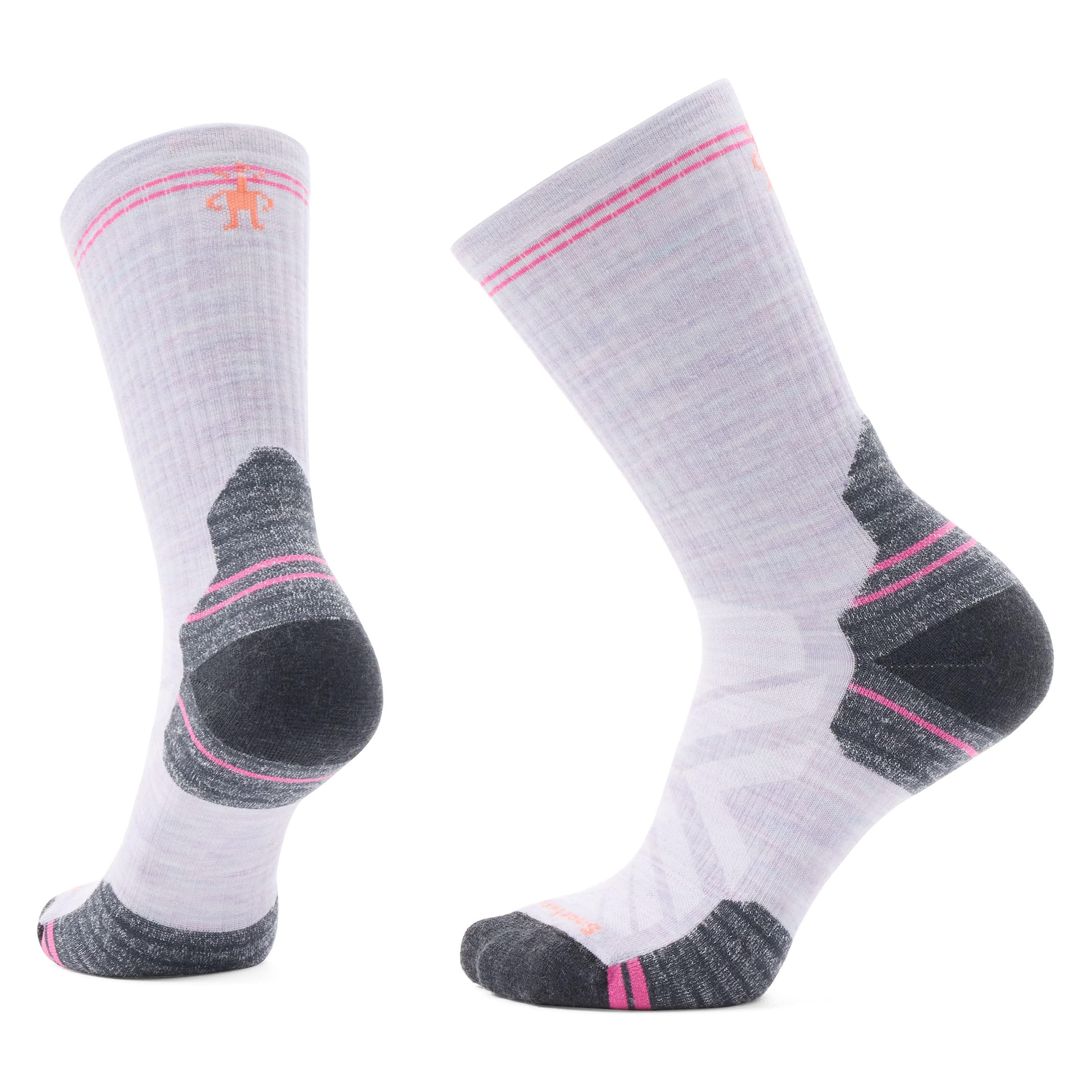 Smartwool Hike Targeted Cushion Crew Socks Womens in Purple Eclipse