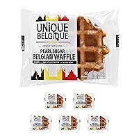 Vista 4 de Auténticos waffles belgas importados de azúcar de perlas (tradicionales, [30x] 3.53 onzas de waffles)