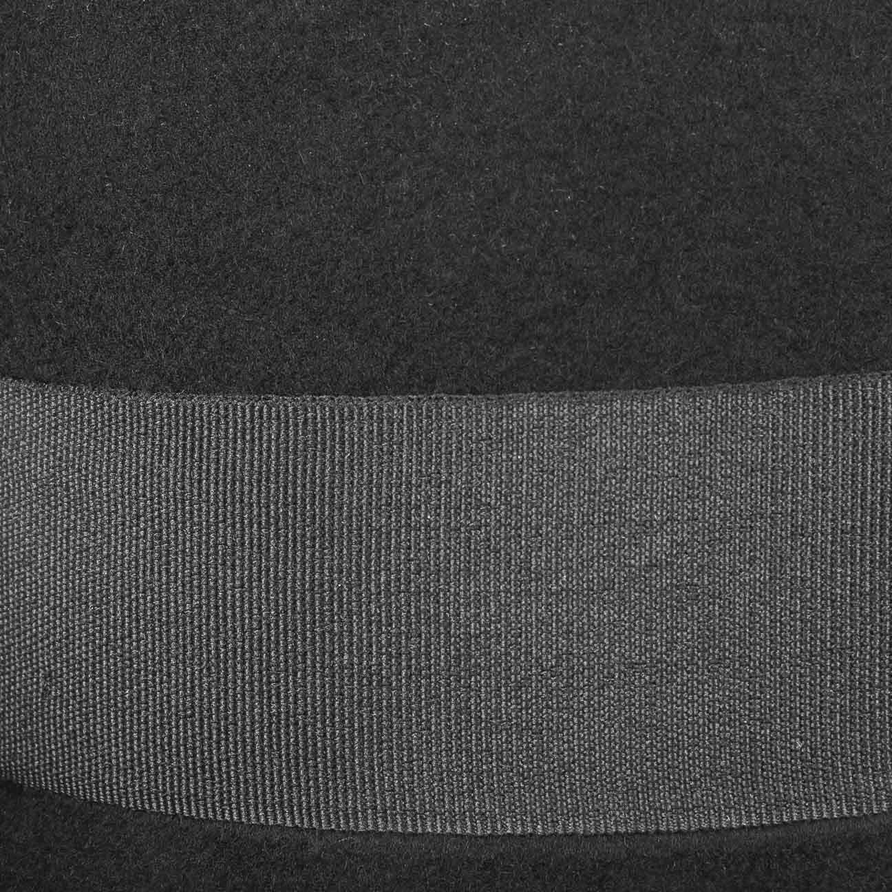 Lipodo Melone Wollfilzhut Bowler Ripsband Damen Herren Made in Italy Sommer Winter Anlasshut