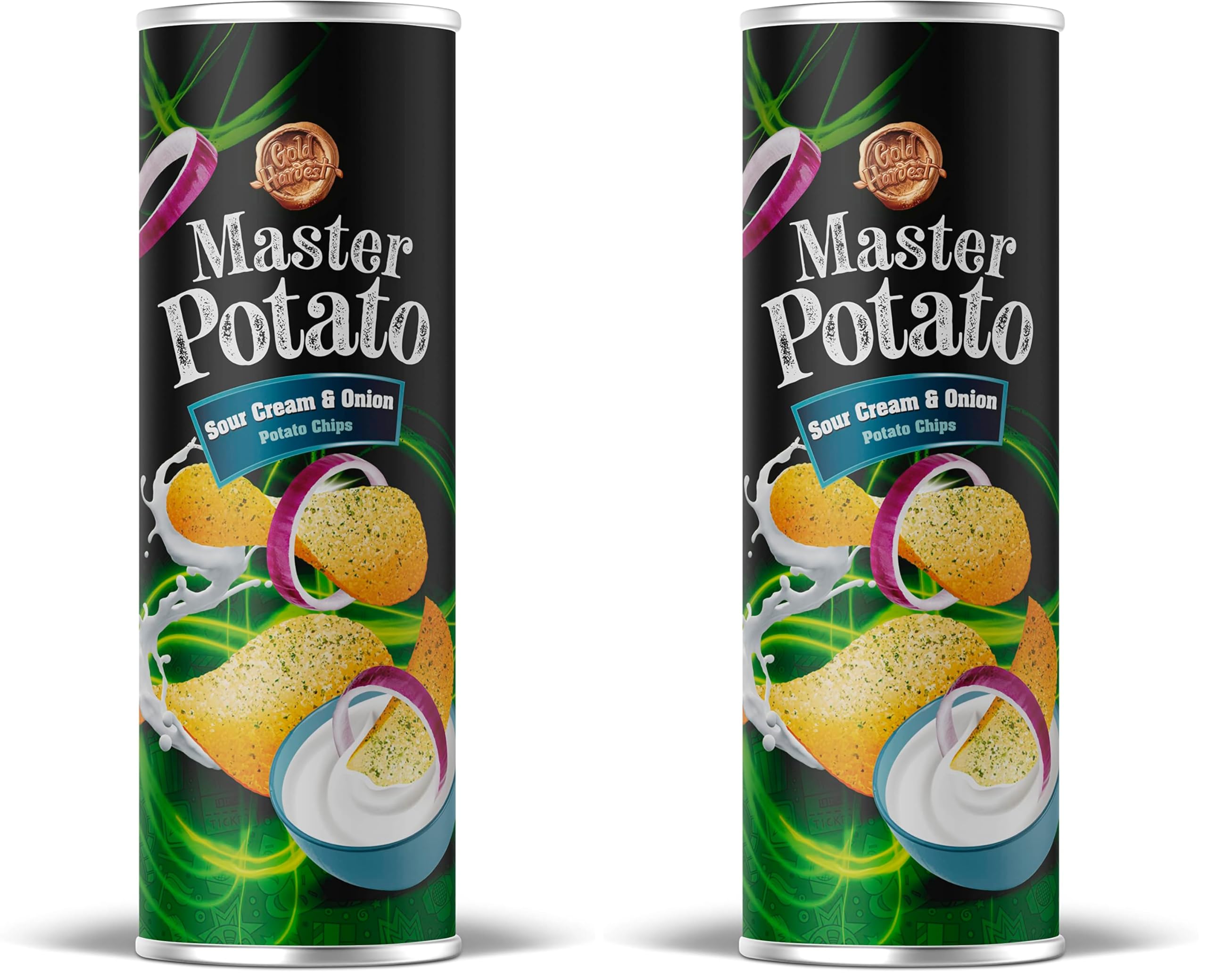 Master Potato Soğanlı & Ekşi Kremalı Cips 160 gr 2li paket