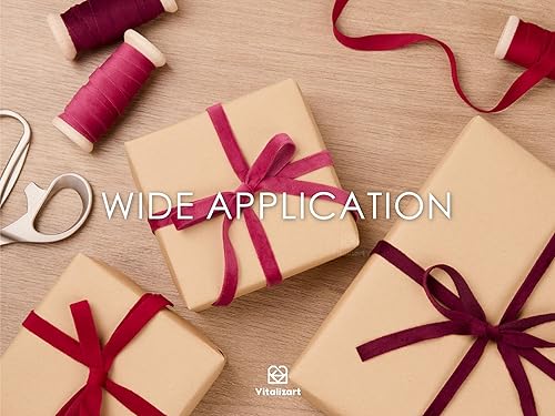 Miniatura 15 de Vitalizart Cinta de terciopelo verde polvoriento azul 3/8 pulgadas x 15 yardas, 3 rollos x 5 yardas para decoración de coronas de Navidad, adornos