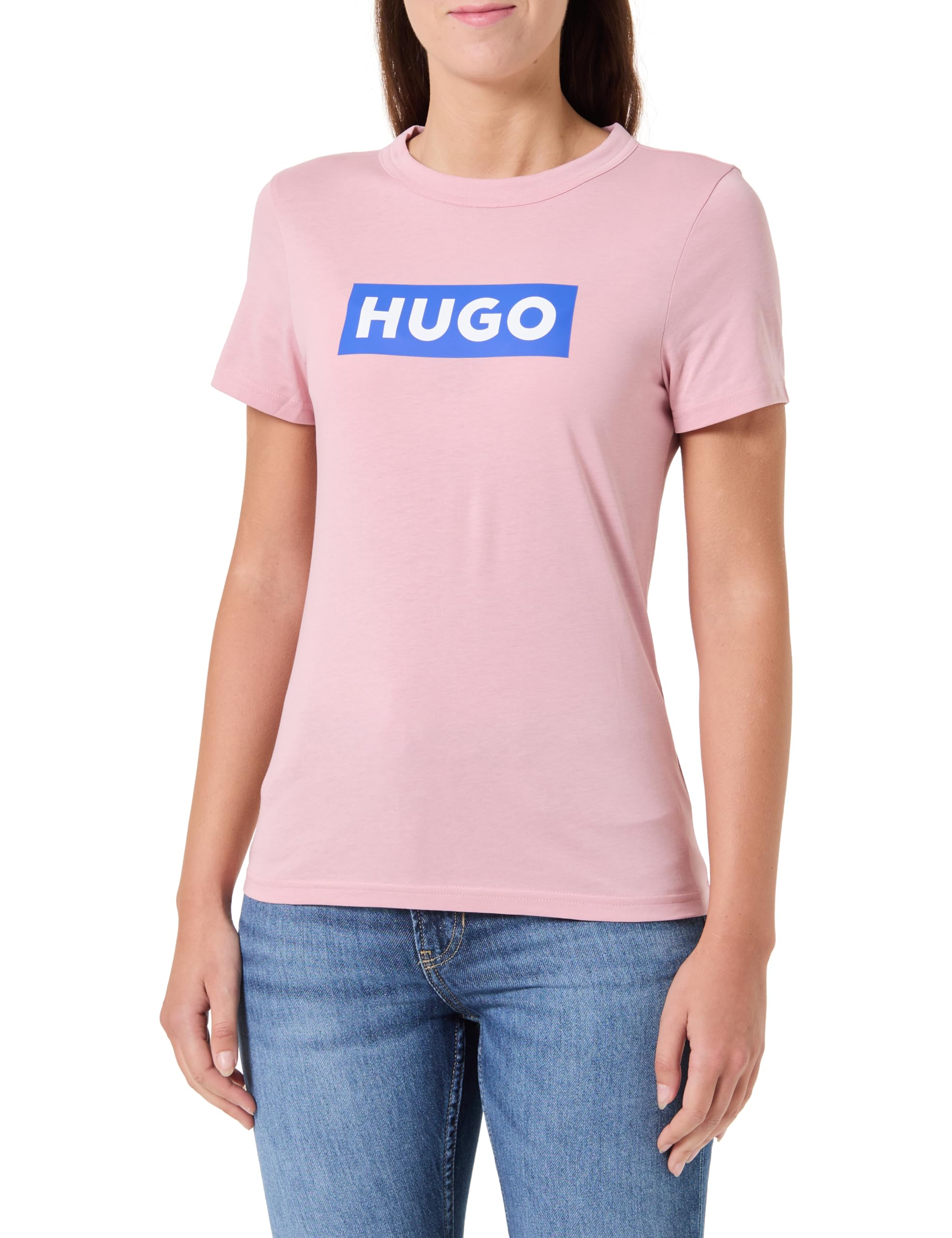 Hugo Women's Classic Tee_b 10258021 01 T-Shirt, Light/Pastel Pink 681, M