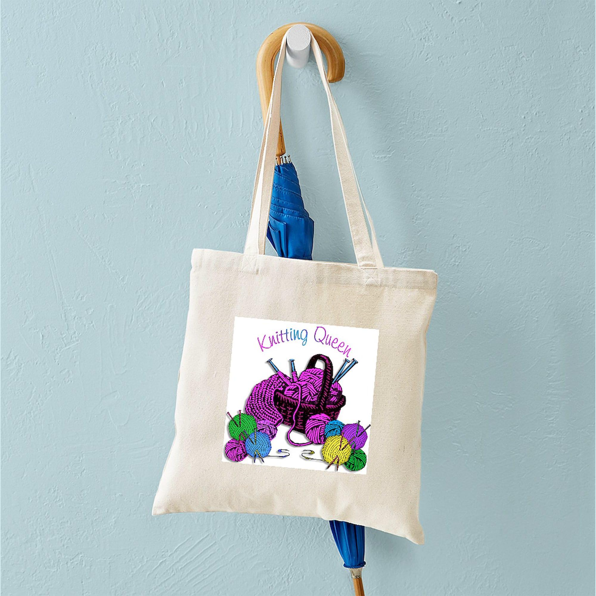 CafePress Natural Canvas Tote Bag - Reusable Shopping Bag, Two Sizes, Durable & Washable - View #6