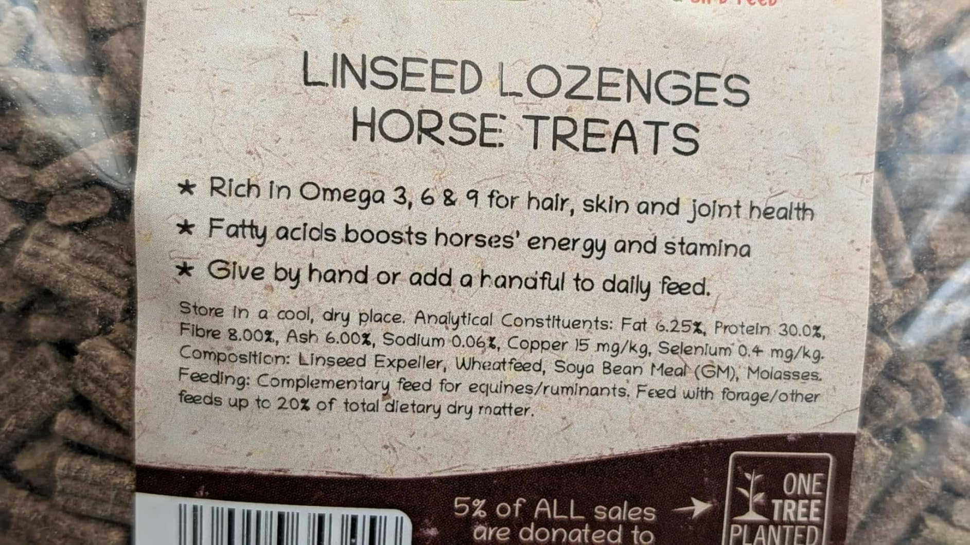 Horse Treats 4kg, Linseed Lozenges For Horses, Low Sugar, High In Omega 3 6 & 9, Feed By Hand, Add To Feed For Fussy Feeders - Image 3