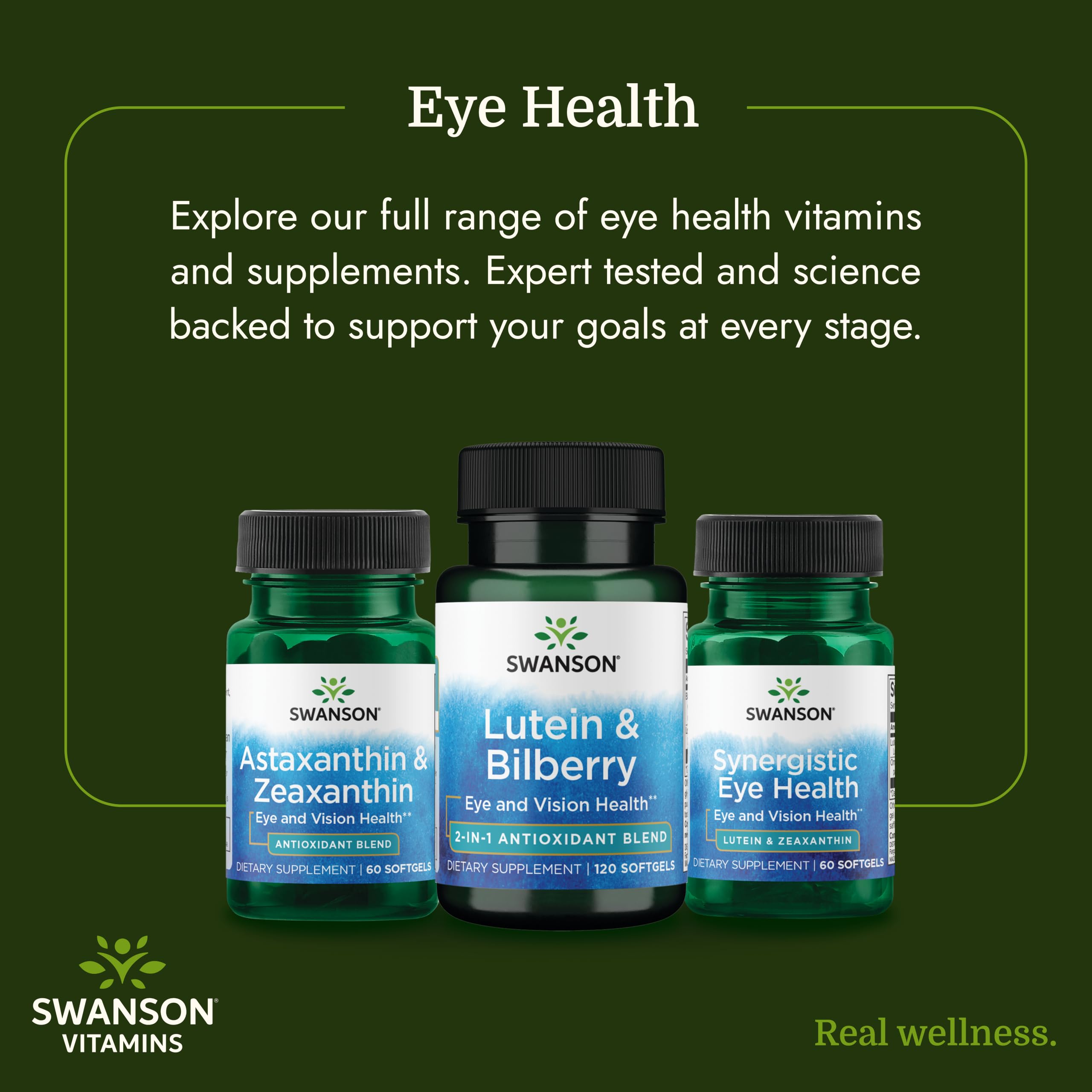 Swanson Standardized Lutein & Bilberry (120 Softgels) — Amazon image 6