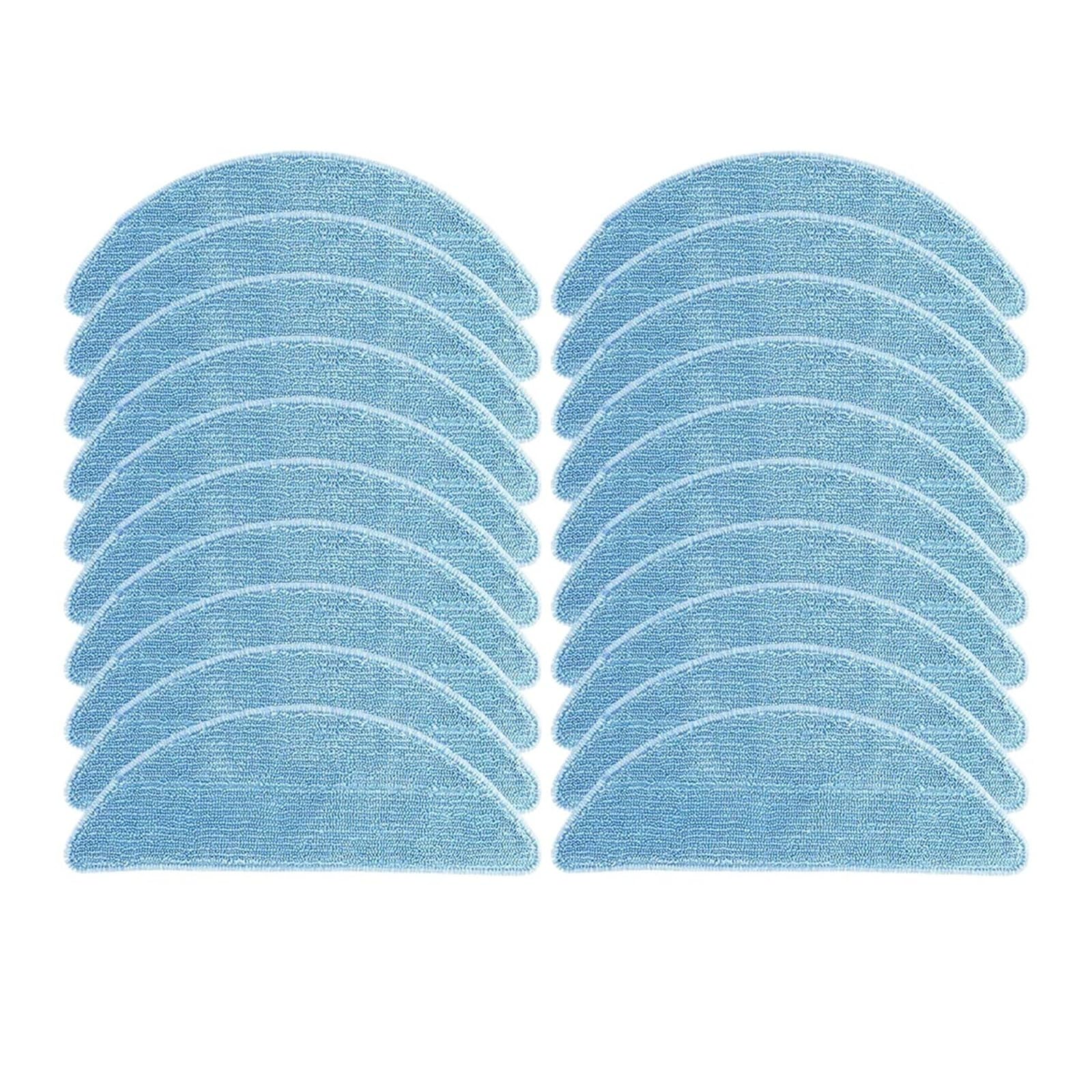 Vividcrate Mop Cloths Rag,Compatible For Neatsvor,M50,Mop Cloths Rag Robot Vacuum Cleaner Parts Acssories.(20 Pcs)