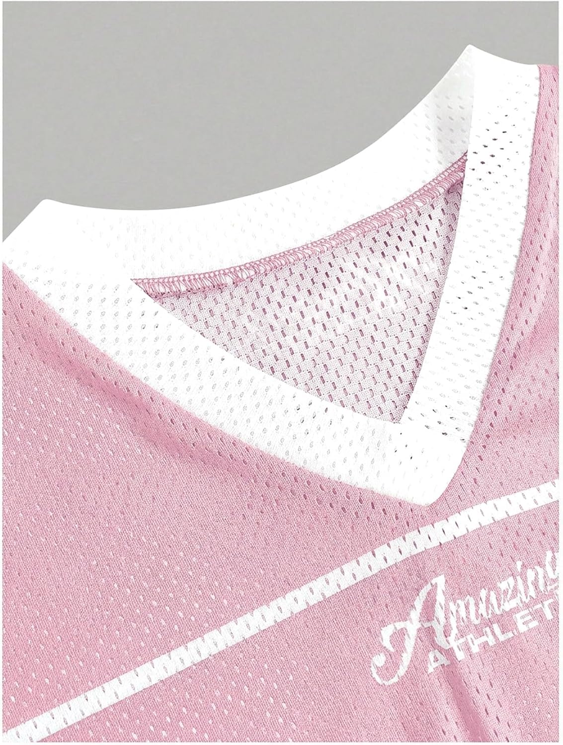 RoseSeek Girl's Number Jersey Shirts V Neck Mesh Y2K Football Soccer Tops image 4